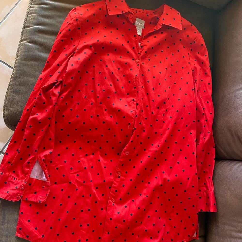 Chicos button down top